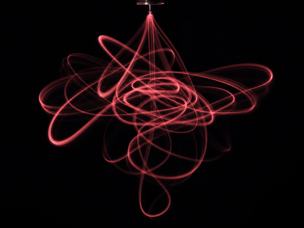 Double Pendulum — abstract exhibit art